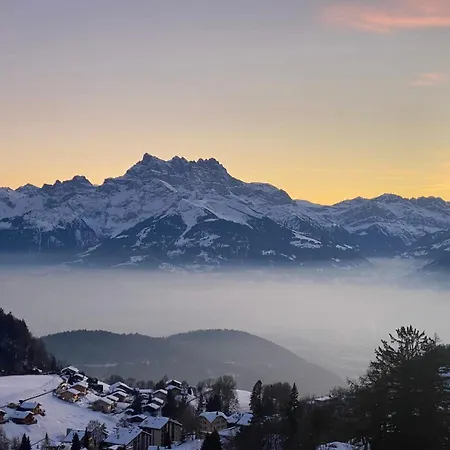 New! Private And Alpine Style Double Room At 500M To Ski Lifts And Leysin Center Mini-hôtel *