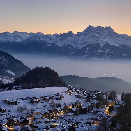 New! Private And Alpine Style Double Room At 500M To Ski Lifts And Leysin Center Mini-hôtel Leysin
